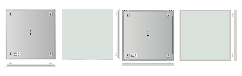 Bathroom Infrared heating panels FRAME and FRAMELESS