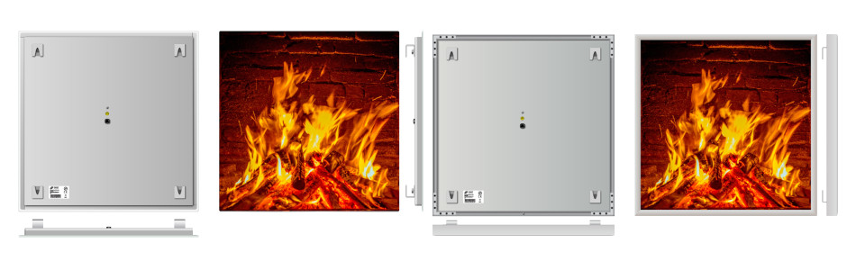 Bathroom Infrared heating panels PICTURE